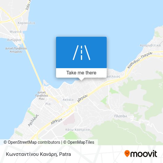 Κωνσταντίνου Κανάρη map