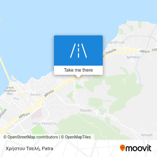 Χρήστου Τσελή map