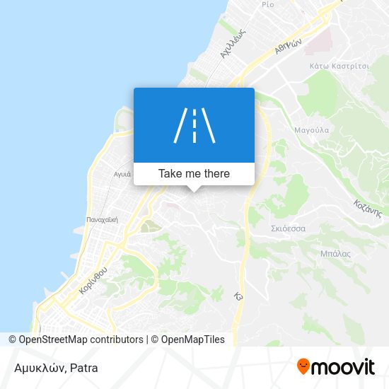 Αμυκλών map