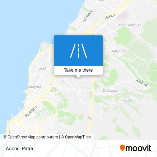 Ασέας map