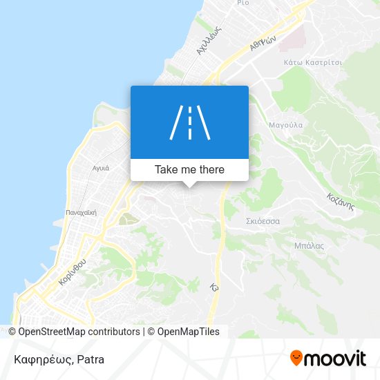 Καφηρέως map
