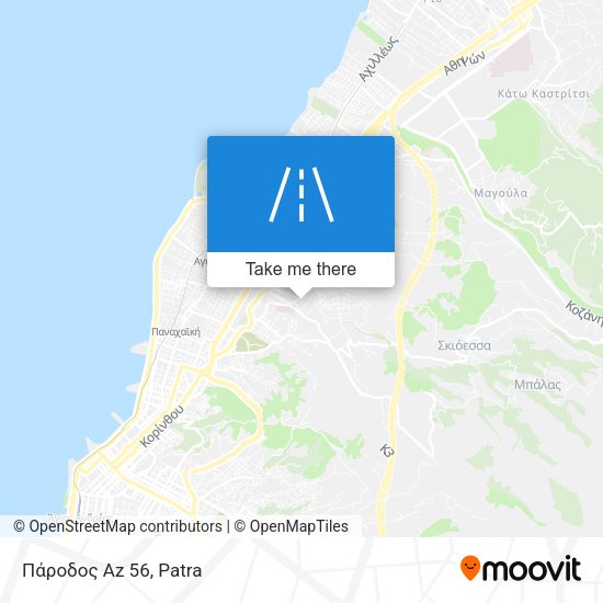 Πάροδος Az 56 map