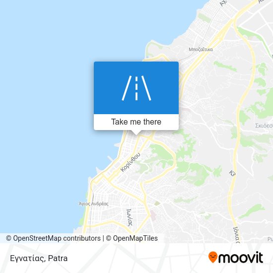 Εγνατίας map