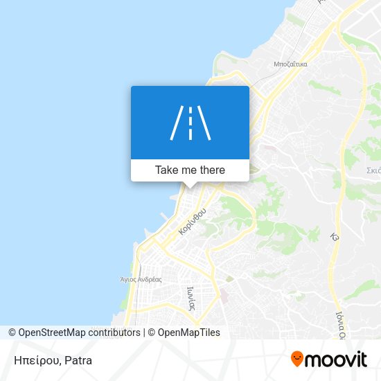Ηπείρου map