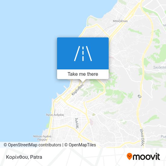 Κορίνθου map