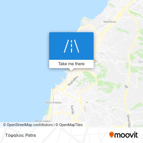 Τόφαλου map