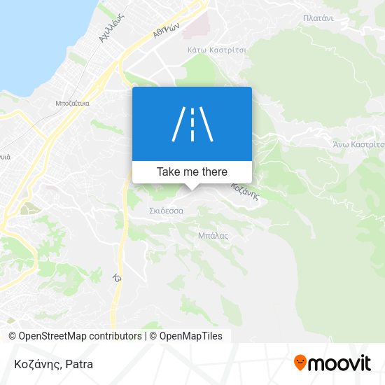 Κοζάνης map