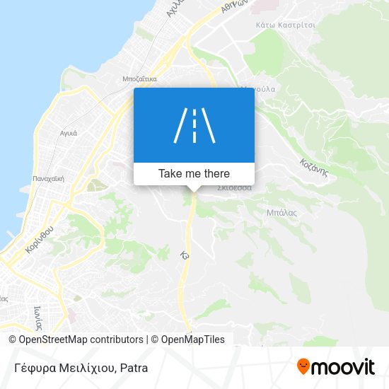 Γέφυρα Μειλίχιου map