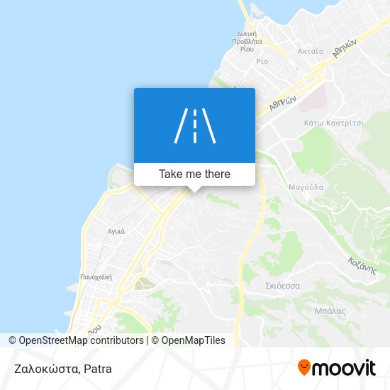 Ζαλοκώστα map