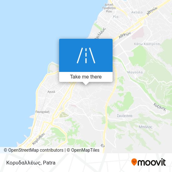 Κορυδαλλέως map