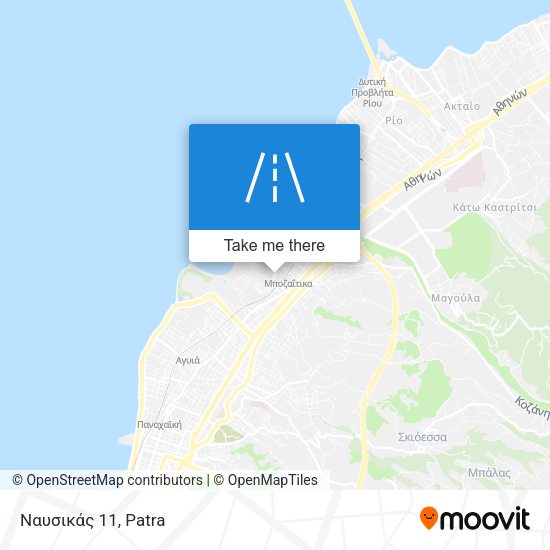 Ναυσικάς 11 map