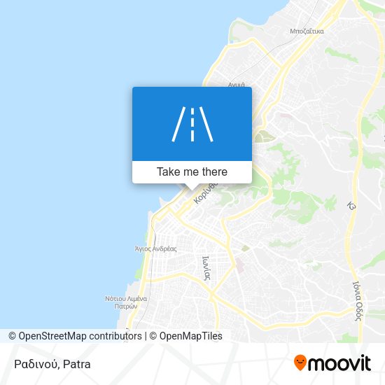 Ραδινού map