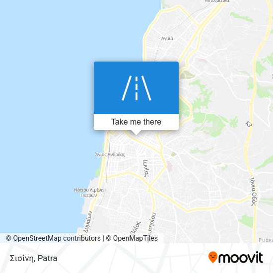 Σισίνη map