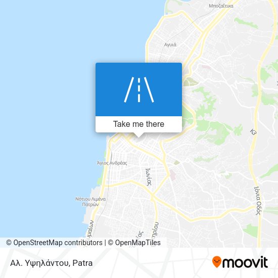 Αλ. Υψηλάντου map