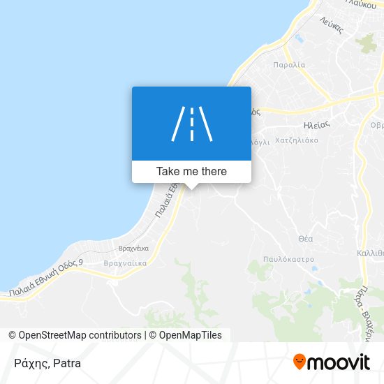 Ράχης map