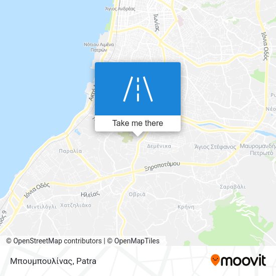 Μπουμπουλίνας map