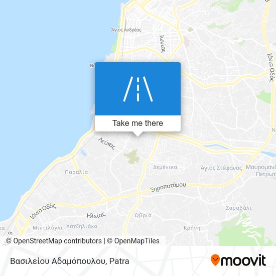 Βασιλείου Αδαμόπουλου map