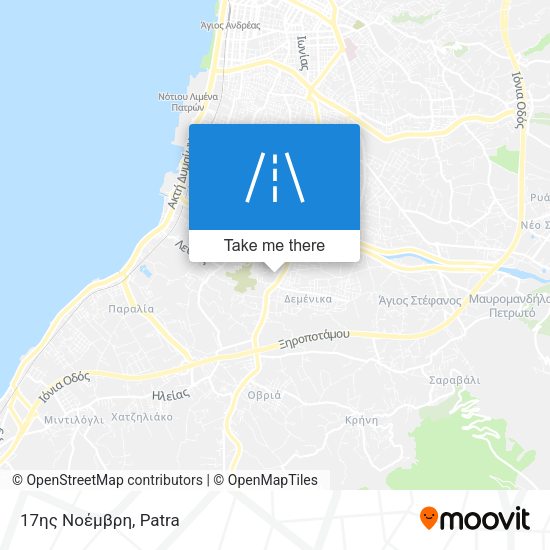 17ης Νοέμβρη map