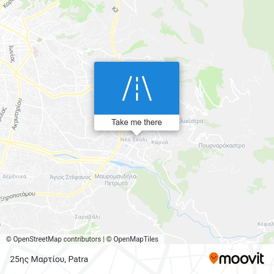 25ης Μαρτίου map