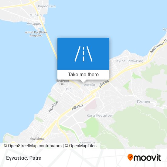 Εγνατίας map