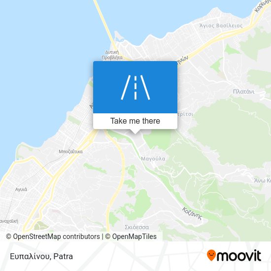 Ευπαλίνου map