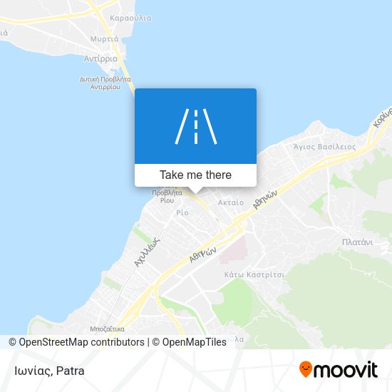 Ιωνίας map