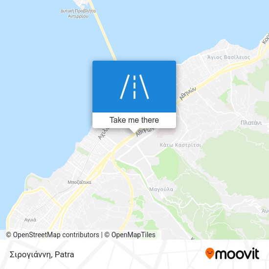 Σιρογιάννη map