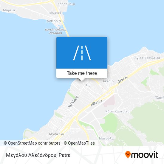 Μεγάλου Αλεξάνδρου map