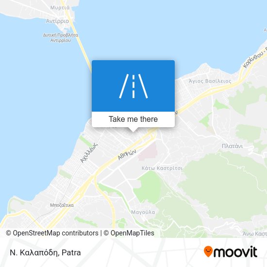 Ν. Καλαπόδη map