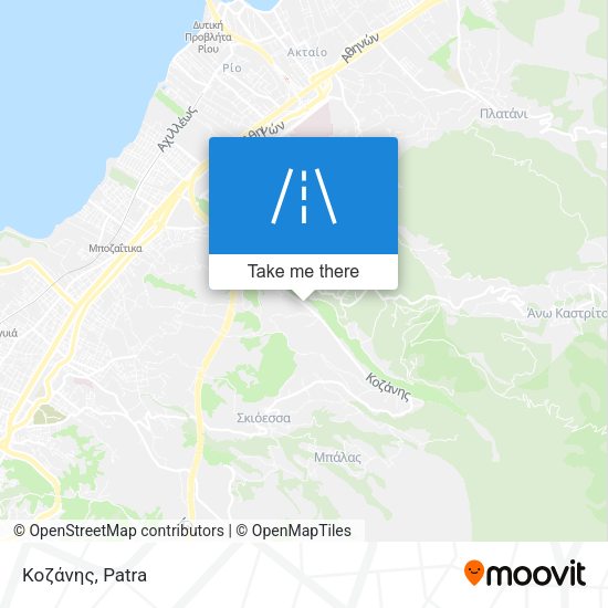 Κοζάνης map