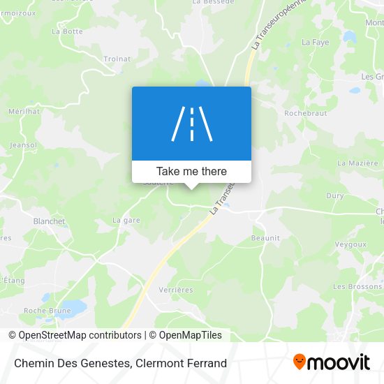 Chemin Des Genestes map