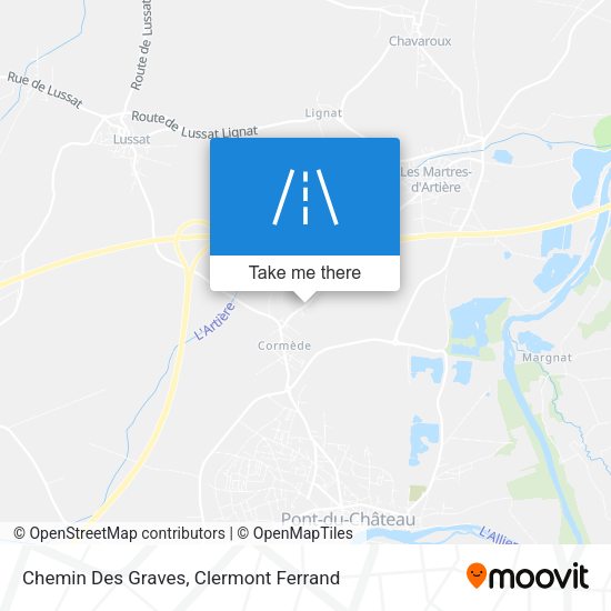 Chemin Des Graves map