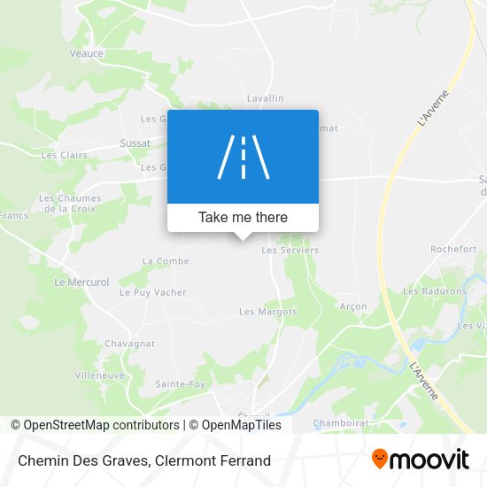 Chemin Des Graves map