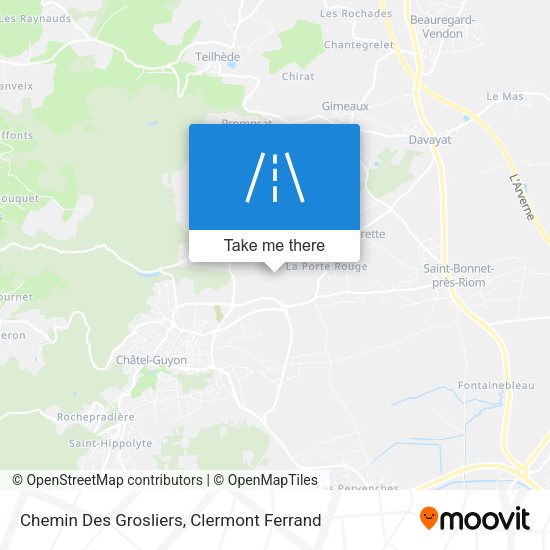 Chemin Des Grosliers map