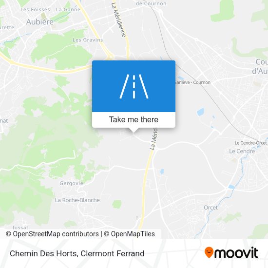 Chemin Des Horts map