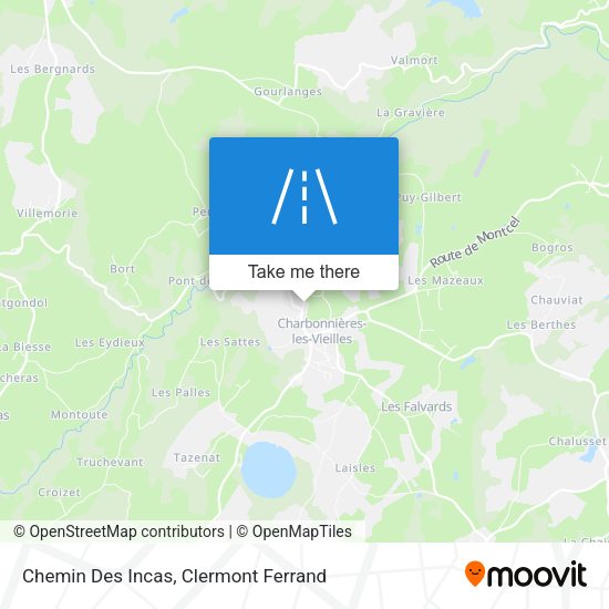 Chemin Des Incas map