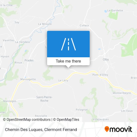 Chemin Des Luques map
