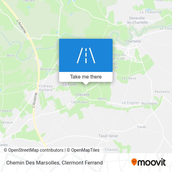 Chemin Des Marsolles map