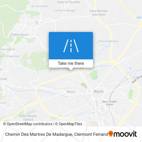 Chemin Des Martres De Madargue map