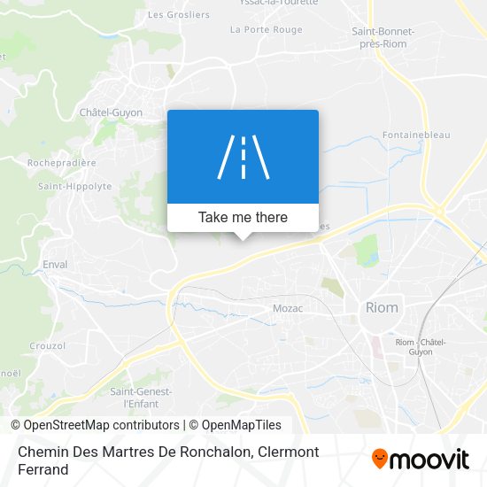 Chemin Des Martres De Ronchalon map