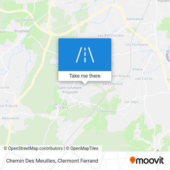Chemin Des Meuilles map