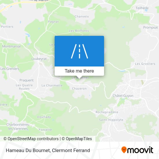 Hameau Du Bournet map