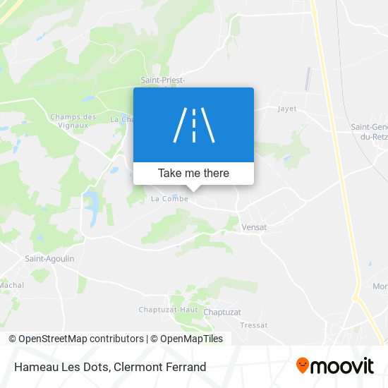 Hameau Les Dots map