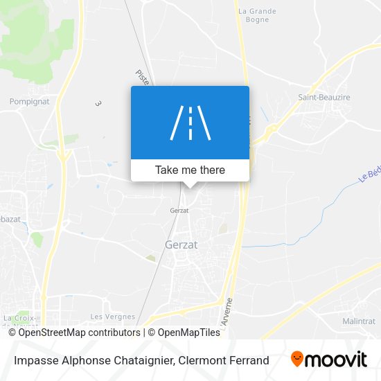 Impasse Alphonse Chataignier map