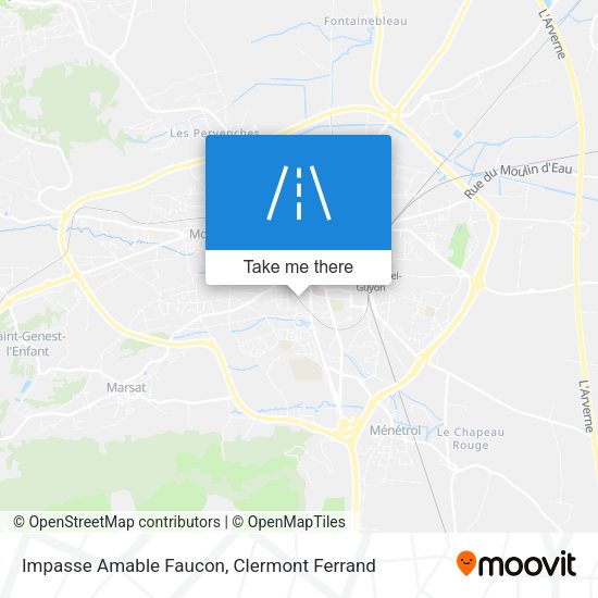 Impasse Amable Faucon map