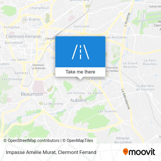 Impasse Amélie Murat map