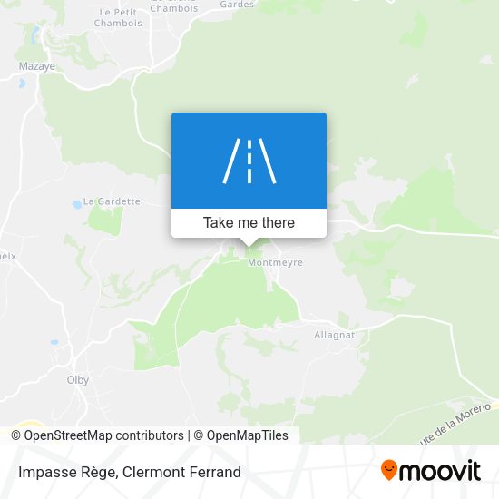 Impasse Rège map