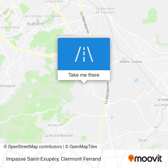 Impasse Saint-Exupéry map