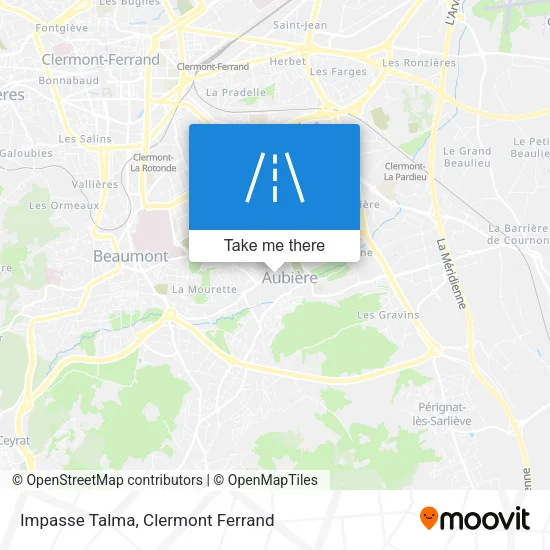 Impasse Talma map