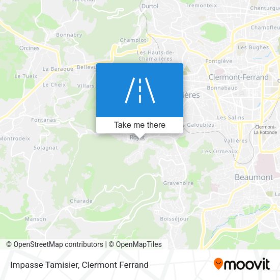 Impasse Tamisier map